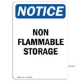 thumbnail image 1 of OSHA Notice Sign - Non Flammable Storage | Aluminum Sign | Protect Your Business, Construction Site, Warehouse & Shop Area | Made in the USA, 1 of 6