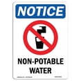 thumbnail image 1 of SignMission OS-NS-A-1824-V-15109 18 x 24 in. OSHA Notice Sign - Non-Potable Water, 1 of 6