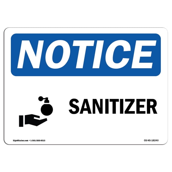 SignMission OS-NS-A-1824-V-15113 18 x 24 in. OSHA Notice Sign - Non-Regulated Sludge