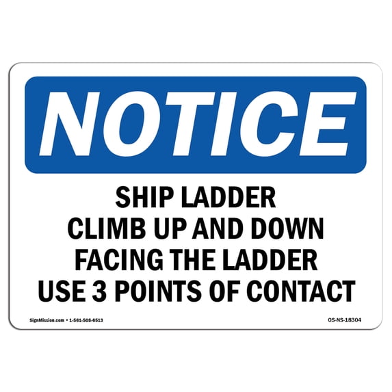 SignMission OS-NS-A-1824-V-15313 18 x 24 in. OSHA Notice Sign - Caution This Area Contains