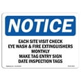 thumbnail image 1 of SignMission OS-NS-A-1824-V-15448 18 x 24 in. OSHA Notice Sign - Notice Do Not Enter When Lights Are Flashing, 1 of 6