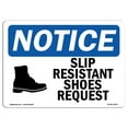 thumbnail image 1 of OSHA Notice Sign - Slip Resistant Shoes Required |  Aluminum Sign | Protect Your Business, Construction Site, Warehouse & Shop Area |  Made in the USA, 1 of 6
