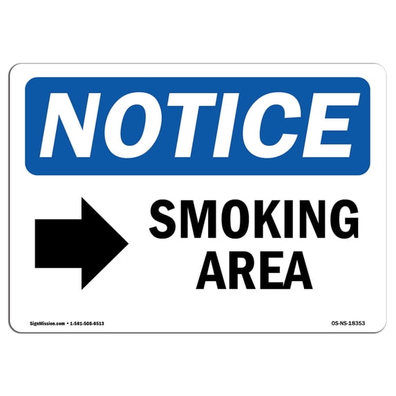 SignMission OS-NS-A-1824-V-15641 18 x 24 in. OSHA Notice Sign - Notice Equipment Cycles