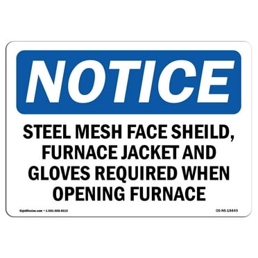 SignMission OS-NS-A-1824-V-16323 18 x 24 in. OSHA Notice Sign - Notice Parking Permits Are Required