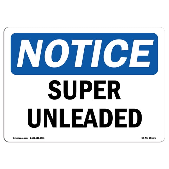 SignMission OS-NS-A-1824-V-16699 18 x 24 in. OSHA Notice Sign - Notice This is Not An Exit or Enterence