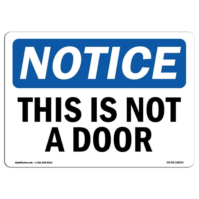 SignMission OS-NS-A-1824-V-17140 18 x 24 in. OSHA Notice Sign - Parts & Service