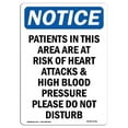 thumbnail image 1 of SignMission OS-NS-A-1824-V-17151 18 x 24 in. OSHA Notice Sign - Patients in This Area Are At Risk, 1 of 6