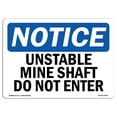 thumbnail image 1 of SignMission OS-NS-A-1824-V-17450 18 x 24 in. OSHA Notice Sign - Please Exit Right, 1 of 6