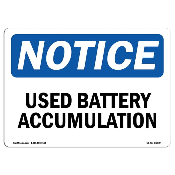 SignMission OS-NS-A-1824-V-17542 18 x 24 in. OSHA Notice Sign - Please One Snack Per Person Per