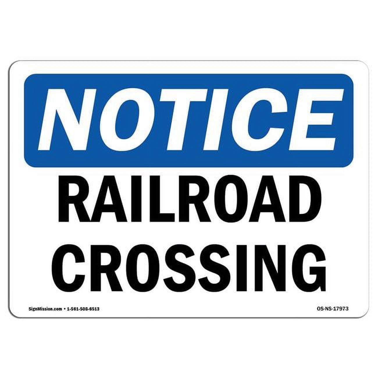 Shop Railroad Crossing Signs  MUTCD & OSHA Compliant Signs