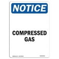 thumbnail image 1 of SignMission OS-NS-A-710-V-10753 7 x 10 in. OSHA Notice Sign - Compressed Gas, 1 of 6