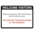 thumbnail image 1 of SignMission OS-NS-D-1014-25588 Osha Notice Sign - Welcome Visitors, 1 of 4