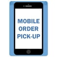thumbnail image 1 of SignMission OS-NS-D-35-25524 Covid-19 Notice Sign - Mobile Order Pick Up, 1 of 4