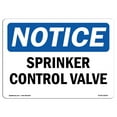 thumbnail image 1 of SignMission OS-NS-D-35-L-18395 OSHA Notice Sign - Sprinkler Control Valve, 1 of 4