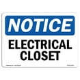 thumbnail image 1 of SignMission OS-NS-D-710-L-11642 OSHA Notice Sign - Electrical Closet Sign, 1 of 4