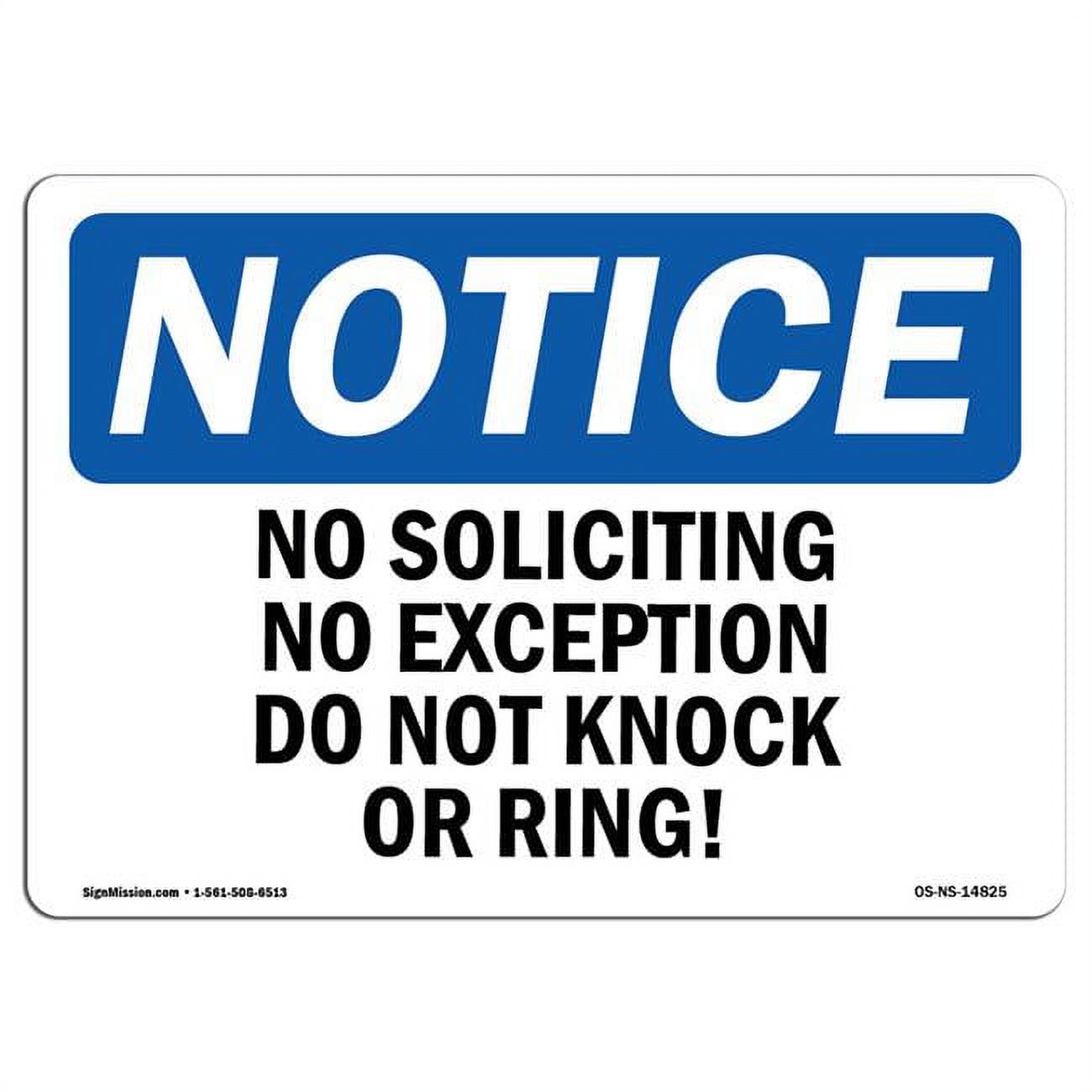 Do Not Ring or Knock Baby Sleeping Leave Packages by the Front Door