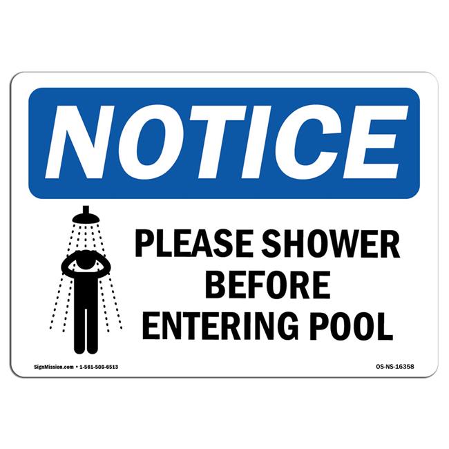 Notice To Our Hot Tub Sign, Pool Sign,