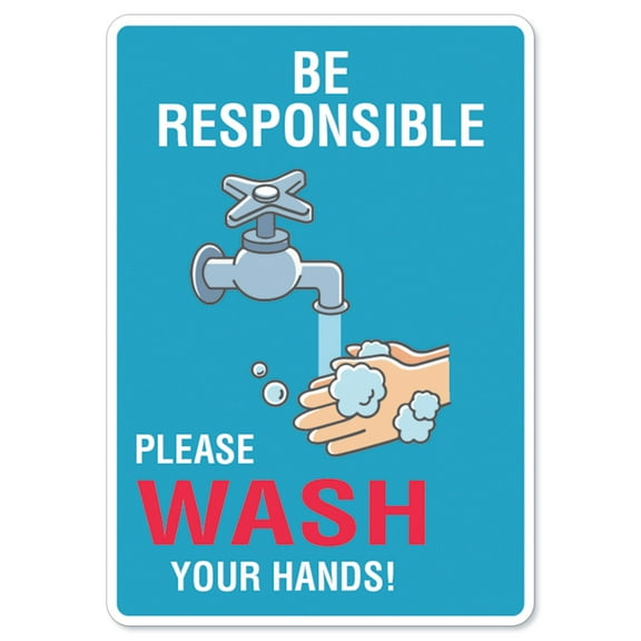 SignMission OS-NS-RD-1014-25566 OSHA Notice Sign - Be Responsible