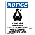 thumbnail image 1 of SignMission OS-NS-RD-1014-V-10144 OSHA Notice Sign - Always Wear Safety, 1 of 4