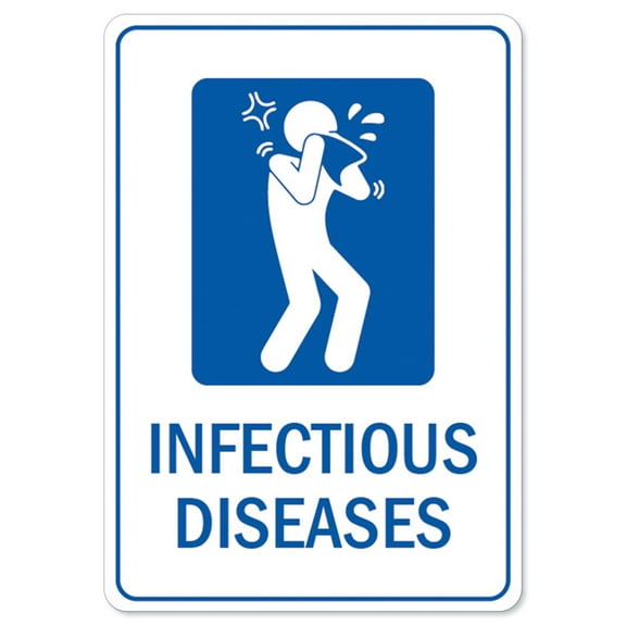 SignMission OS-NS-RD-1218-25573 OSHA Notice Sign - Infectious Diseases