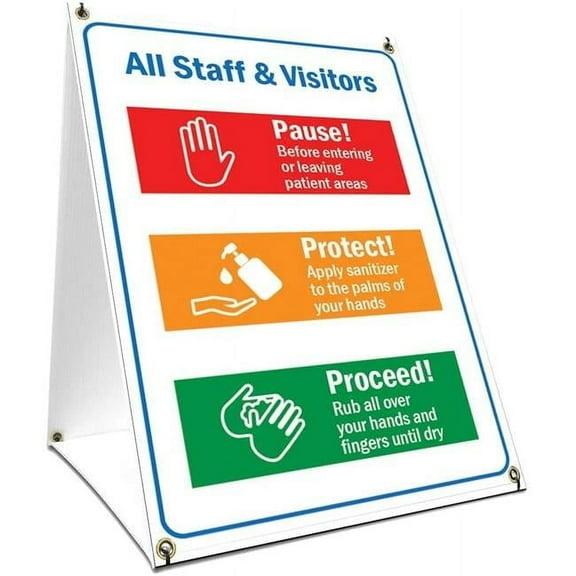 SignMission OS-NS-SBC-2436-25565 24 x 36 in. OSHA Notice Sign - All Staff & Visitors