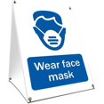thumbnail image 1 of SignMission OS-NS-SBC-2436-25581 24 x 36 in. OSHA Notice Sign - Wear Face Mask, 1 of 3