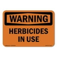 thumbnail image 1 of SignMission OS-WS-A-1824-L-12171 18 x 24 in. OSHA Warning Sign - Herbicides in Use, 1 of 6