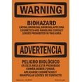thumbnail image 1 of SignMission OS-WS-A-1824-L-12483 18 x 24 in. OSHA Warning Sign - Biohazard Bilingual, 1 of 6