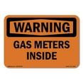 thumbnail image 1 of OSHA WARNING Sign - Gas Meters Inside | Aluminum Sign | Protect Your Business, Construction Site, Warehouse & Shop Area | Made in the USA, 1 of 6