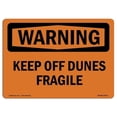 thumbnail image 1 of OSHA WARNING Sign - Keep Off Dunes Fragile | Decal | Protect Your Business, Construction Site, Warehouse & Shop Area | Made in the USA, 1 of 5