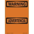 thumbnail image 1 of SignMission OS-WS-D-35-L-12884 OSHA Warning Sign - Warning Blank Write-On Bilingual, 1 of 5