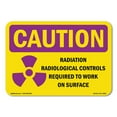 thumbnail image 1 of SignMission OS-CR-D-35-L-10201 OSHA Caution Radiation Sign - Radiation Contamination Radiological with Symbol, 1 of 5