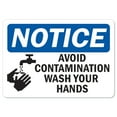 thumbnail image 1 of SignMission OS-NS-A-710-25583 Osha Notice Sign - Avoid Contamination, 1 of 7