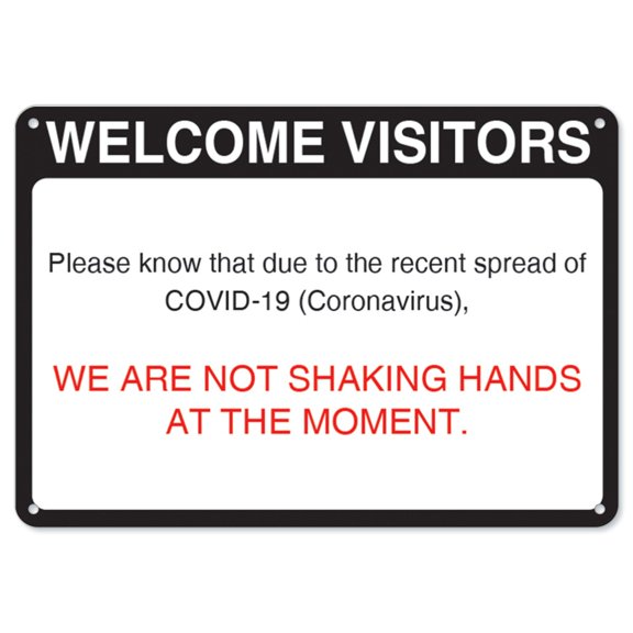 SignMission OS-NS-A-1218-25588 Osha Notice Sign - Welcome Visitors