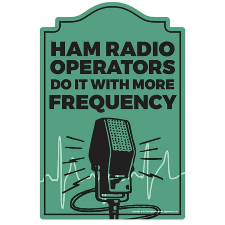 SignMission P-1014 Ham Radio Operator Ham Radio Operator Novelty Sign