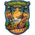 thumbnail image 1 of SignMission P-1117 Freaky Friends Tiki Bar Freaky Friends Tiki Bar Novelty Sign, 1 of 5