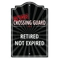 thumbnail image 1 of SignMission P-1117-RET-Crossing-Guard 11 x 17 in. Plastic Sign - Retired Crossing Guard, 1 of 3