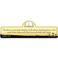 thumbnail image 1 of SignMission P-1136 Matthew 28.19Y Matthew 28-19 Bible Verse Sign, 1 of 5