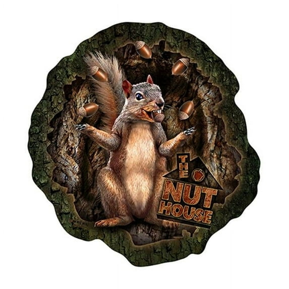 SignMission P-1212 The Nut House 12 in. The Nut House Squirrel Novelty Sign