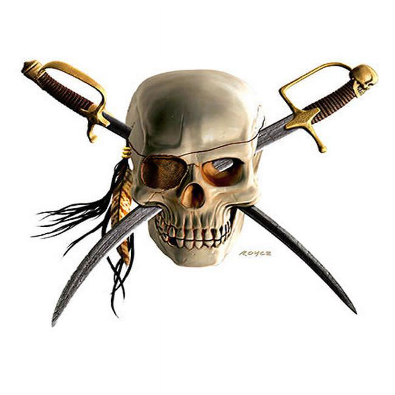 SignMission P-1717 Pirate Skull Pirate Skull Novelty Sign - image 1 of 1