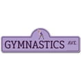 thumbnail image 1 of Gymnastics Street Sign | Indoor/Outdoor | Funny Home Decor for Garages, Living Rooms, Bedroom, Offices | SignMission personalized gift, 1 of 5