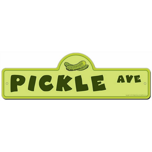 SignMission P-248 Pickle 24 x 8 in. Street Sign - Pickle