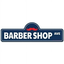 SignMission P-618 Barber Shop Barber Shop Street Sign