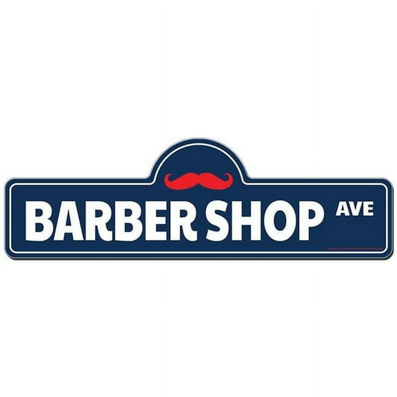 SignMission P-618 Barber Shop Barber Shop Street Sign