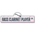 thumbnail image 1 of SignMission P-618 Bass Clarinet Player 18 x 6 in. Bass Clarinet Player Street Sign, 1 of 5