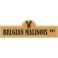 thumbnail image 1 of SignMission P-618 Belgian Malinois 18 in. Belgian Malinois Street Sign, 1 of 5
