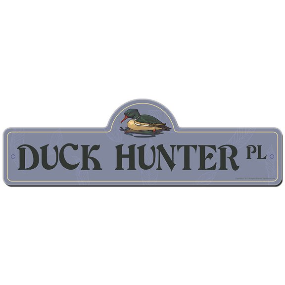 SignMission P-618 Duck Hunter Duck Hunter Street Sign