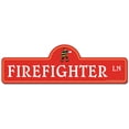 thumbnail image 1 of SignMission P-618 Firefighter 18 x 6 in. Firefighter Street Sign, 1 of 5
