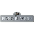 thumbnail image 1 of Piano Player Street Sign | Indoor/Outdoor | Funny Home Décor for Garages, Living Rooms, Bedroom, Offices | SignMission personalized gift, 1 of 2