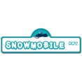 thumbnail image 1 of SignMission P-618 Snowmobile 18 x 6 in. Street Sign - Snowmobile, 1 of 5